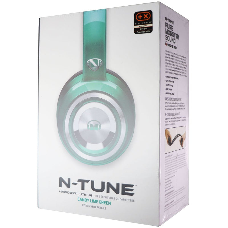 Monster Ncredible Ntune Series On-Ear Wired Headphones - Candy Lime Green - Monster - Simple Cell Shop, Free shipping from Maryland!