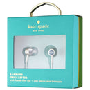 Kate Spade Earbuds 3.5mm Wired In-Ear Headphones - Gold/White/Aquamarine - Kate Spade New York - Simple Cell Shop, Free shipping from Maryland!