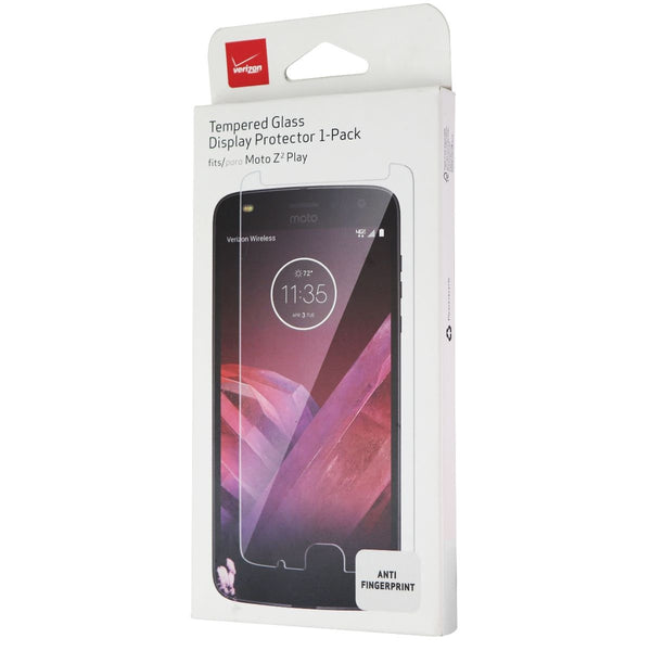 Verizon Tempered Glass Display Protector 1-Pack for Motorola Z2 Play - Clear - Verizon - Simple Cell Shop, Free shipping from Maryland!