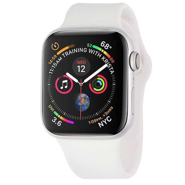 Apple Watch Series 4 (44mm) A1978 GPS Only - Silver Aluminum / White Sport Band - Apple - Simple Cell Shop, Free shipping from Maryland!
