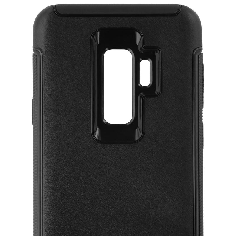 Granite Genuine Leather Hybrid Hard Case for Samsung Galaxy S9+ (Plus) - Black - Granite - Simple Cell Shop, Free shipping from Maryland!