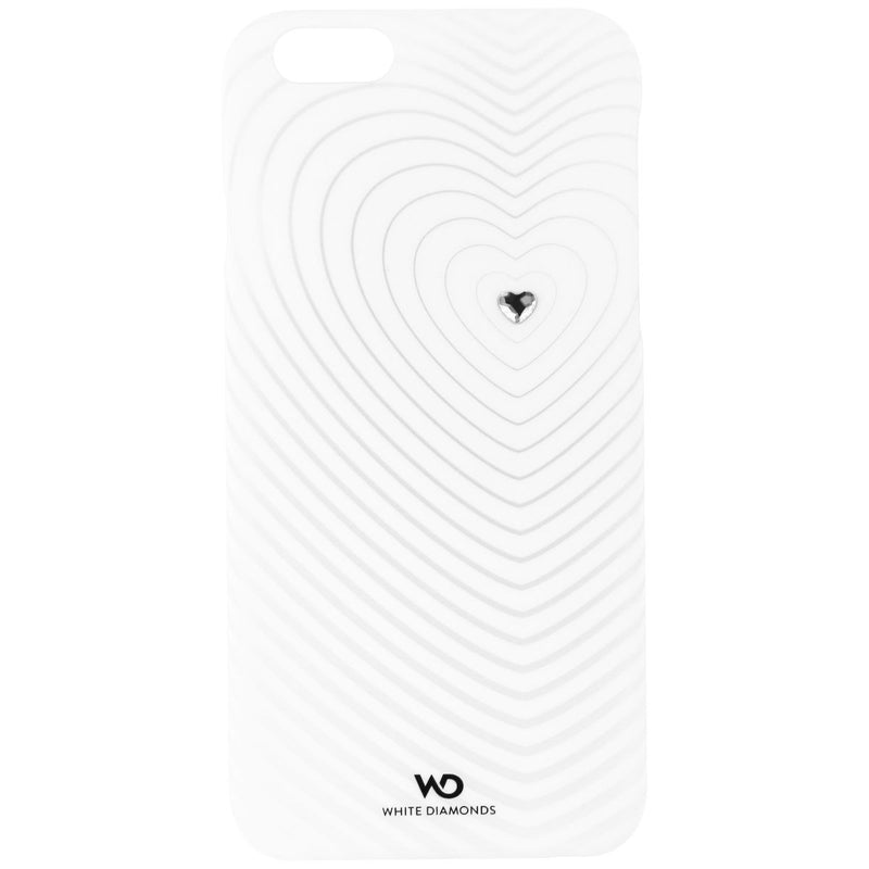 White Diamonds Heartbeat Case for Apple iPhone 6s / 6 - White/Frost/Heart Gem - White Diamonds - Simple Cell Shop, Free shipping from Maryland!
