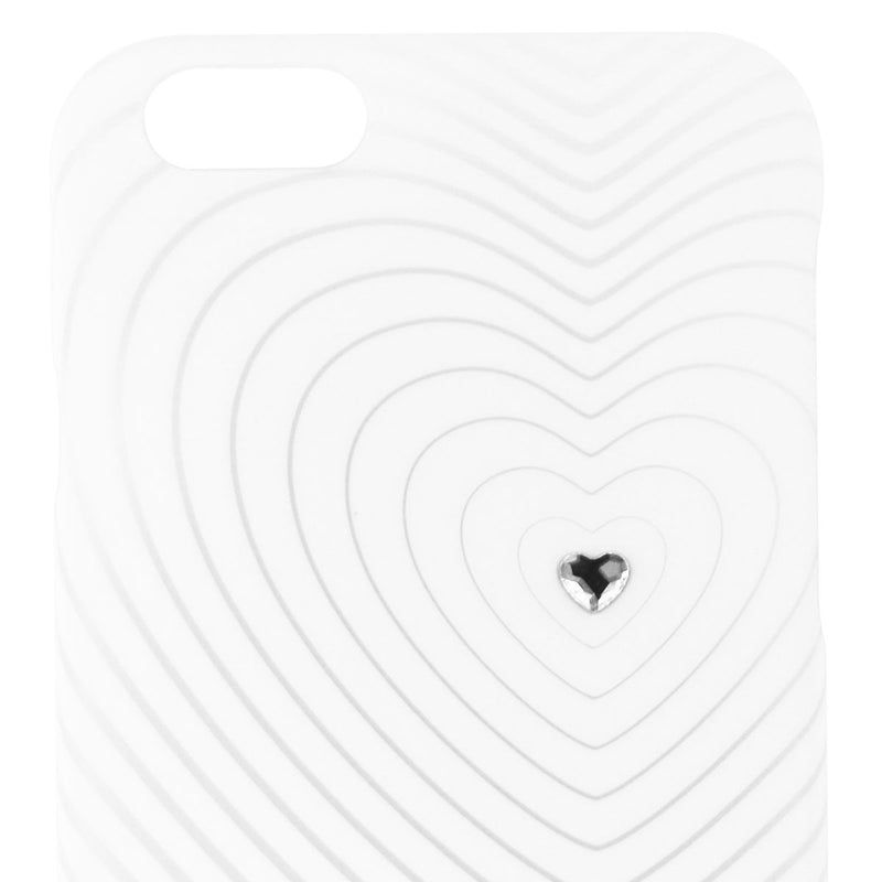 White Diamonds Heartbeat Case for Apple iPhone 6s / 6 - White/Frost/Heart Gem - White Diamonds - Simple Cell Shop, Free shipping from Maryland!