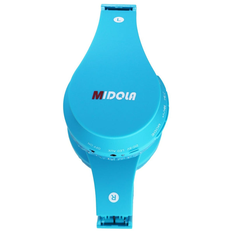 Midola Wireless Bluetooth Over The Ear Foldable Headphones for Kids - Blue - Midola - Simple Cell Shop, Free shipping from Maryland!