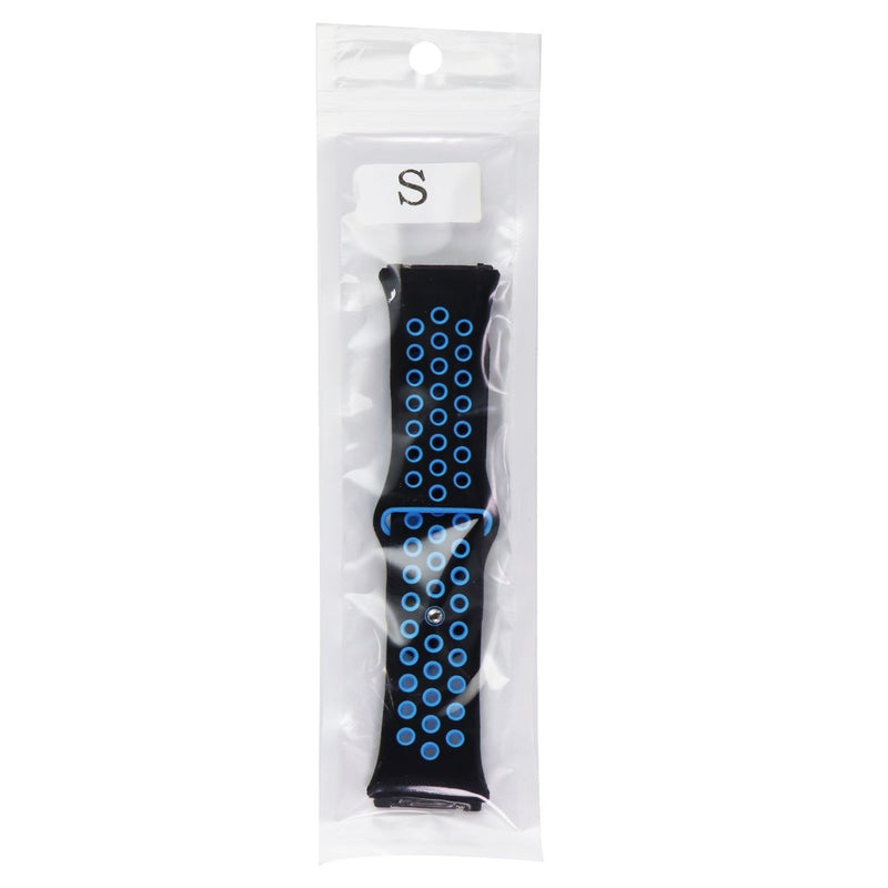 Replacement Silicone Sport Band for Fitbit Ionic - Black/Blue - (Small) - Unbranded - Simple Cell Shop, Free shipping from Maryland!