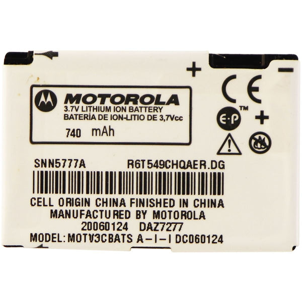 OEM Motorola SNN5777A 740 mAh Replacement Battery for RAZR V3 - Motorola - Simple Cell Shop, Free shipping from Maryland!