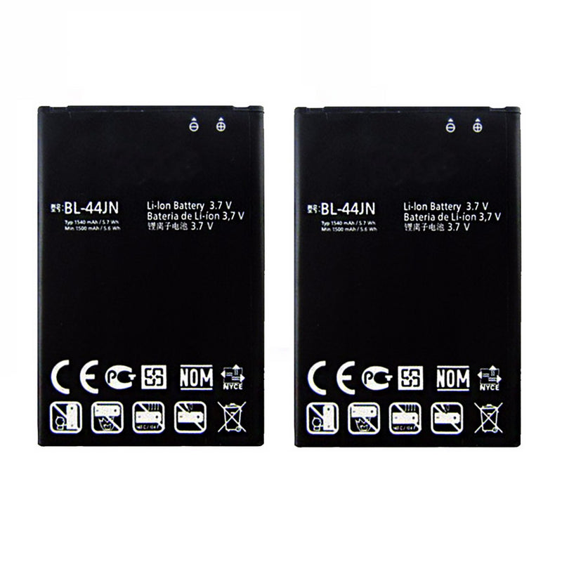 KIT 2x LG BL-44JN 1500 mAh Replacement Battery for LG AX145/LX14/ AX140/UX145 - LG - Simple Cell Shop, Free shipping from Maryland!