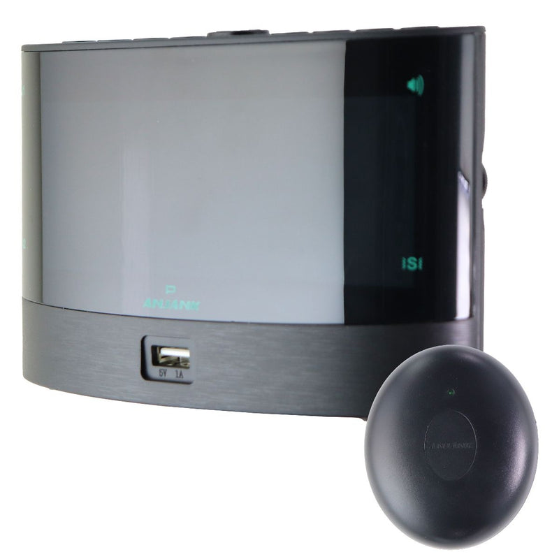 Anjank Digital Alarm Clock with Adjustable Volume & Wireless Bed Shaker - Black - Anjank - Simple Cell Shop, Free shipping from Maryland!
