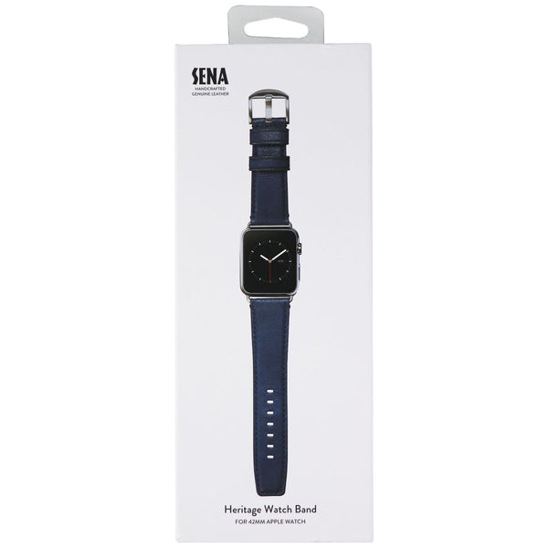 Sena Heritage Leather Band for Apple Watch 42 & 44mm All Series - Denim Blue - Sena - Simple Cell Shop, Free shipping from Maryland!