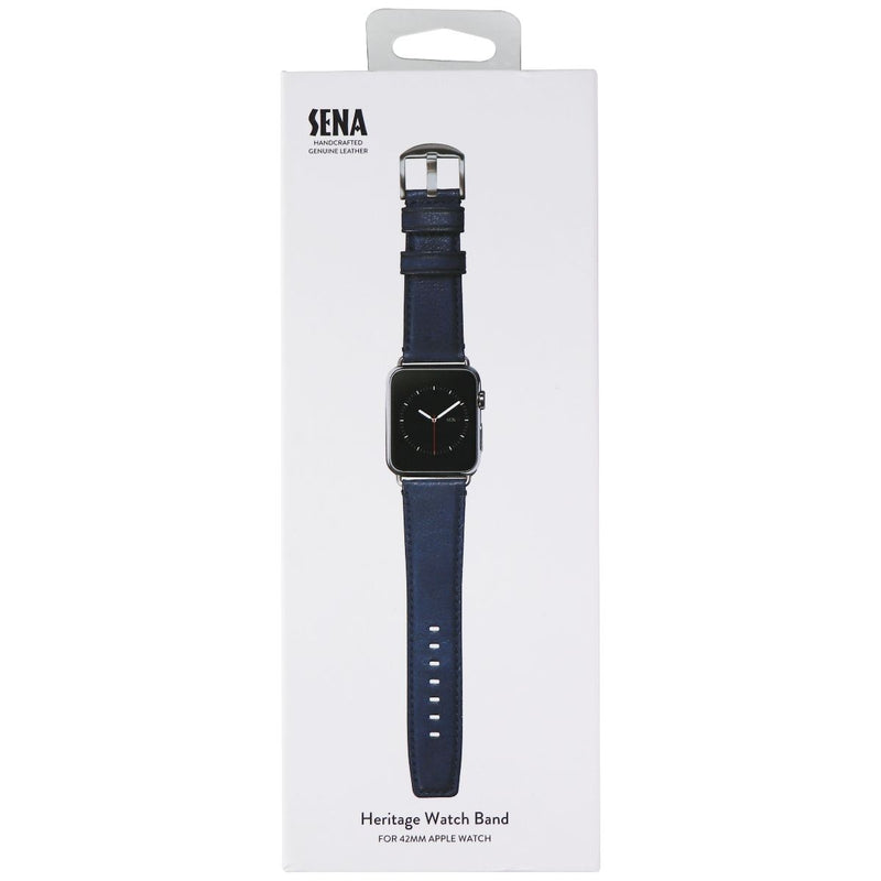 Sena Heritage Leather Band for Apple Watch 42 & 44mm All Series - Denim Blue - Sena - Simple Cell Shop, Free shipping from Maryland!