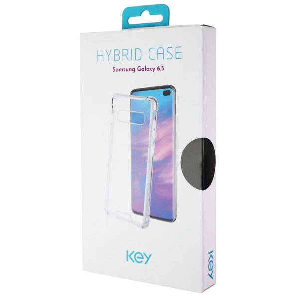 Key Hybrid Hard Case for Samsung Galaxy (S10+) Smartphones - Clear - Key - Simple Cell Shop, Free shipping from Maryland!