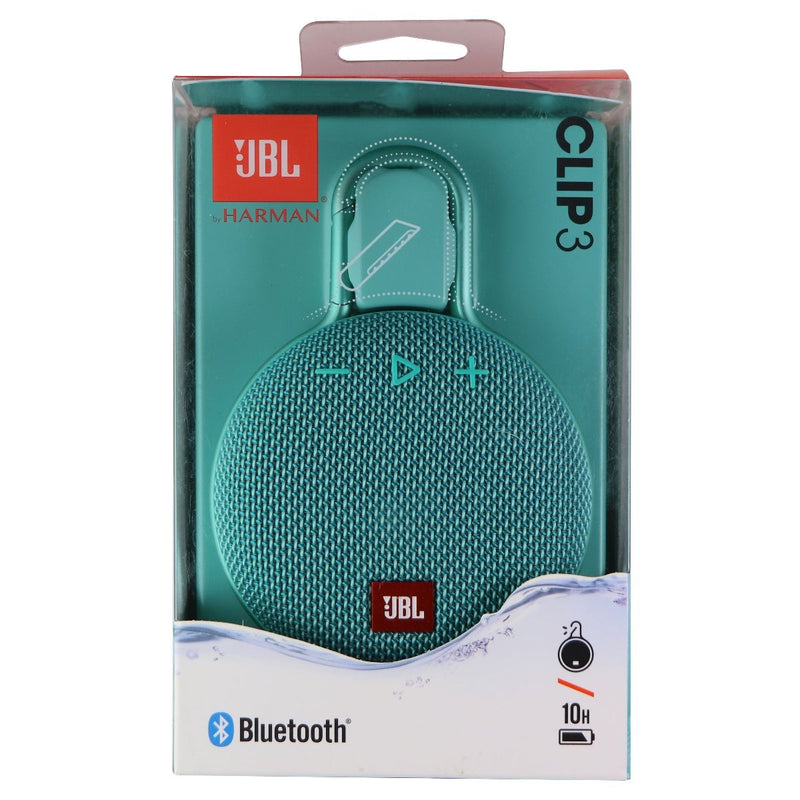 JBL CLIP 3 Waterproof Portable Bluetooth Speaker - Teal - JBL - Simple Cell Shop, Free shipping from Maryland!