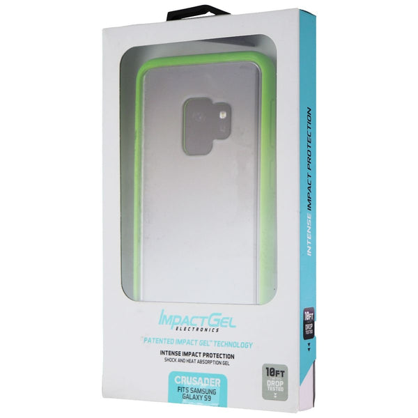 Impact Gel Crusader Series Case for Samsung Galaxy S9 - Green/Clear - Impact Gel - Simple Cell Shop, Free shipping from Maryland!