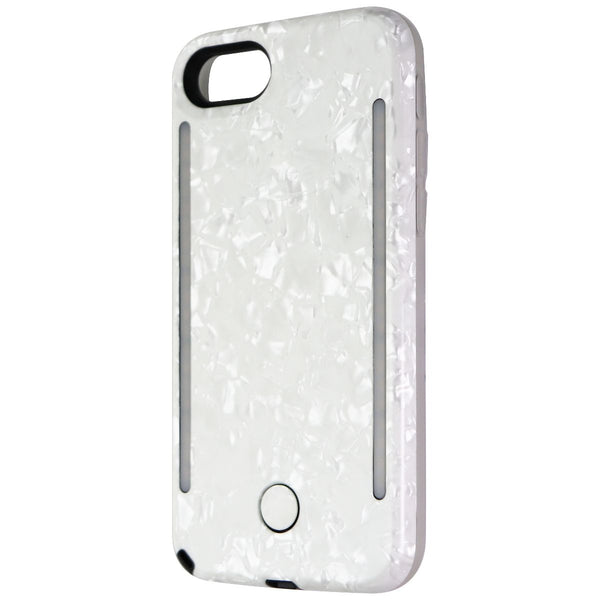 LuMee Duo Instafame Case for Apple iPhone SE (2nd Gen) / iPhone 8 - Pearl White - LuMee - Simple Cell Shop, Free shipping from Maryland!