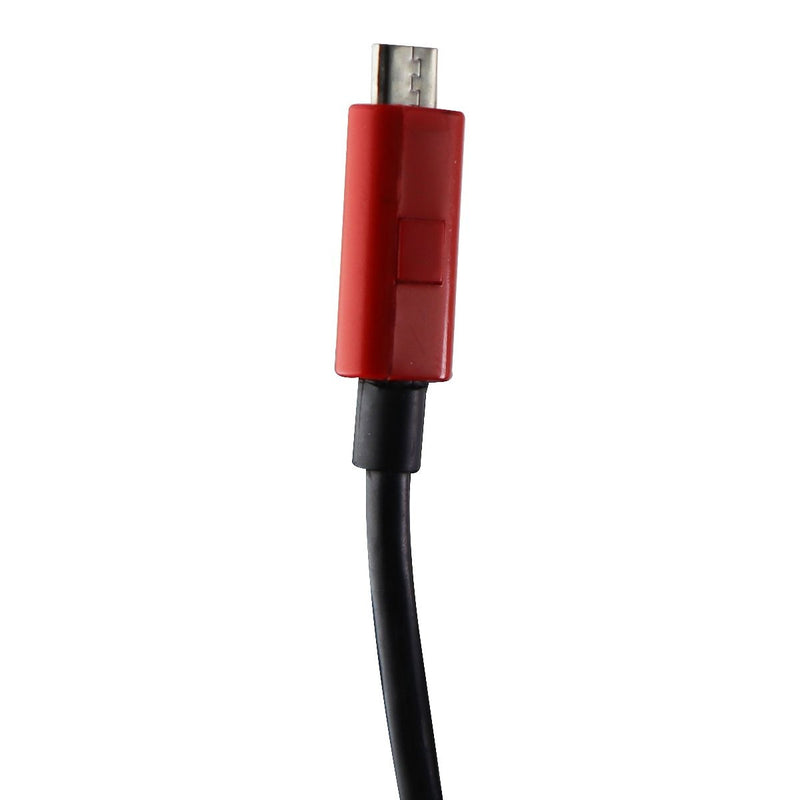 Verizon 6-Foot (Micro-USB) to USB Charge/Sync Cable with LED - Black/Red - Verizon - Simple Cell Shop, Free shipping from Maryland!