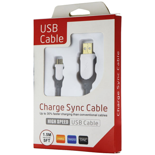 Unbranded (ASCOOT000149) 5Ft Micro USB to USB Charge & Sync Shielded Cable - Bl - Unbranded - Simple Cell Shop, Free shipping from Maryland!