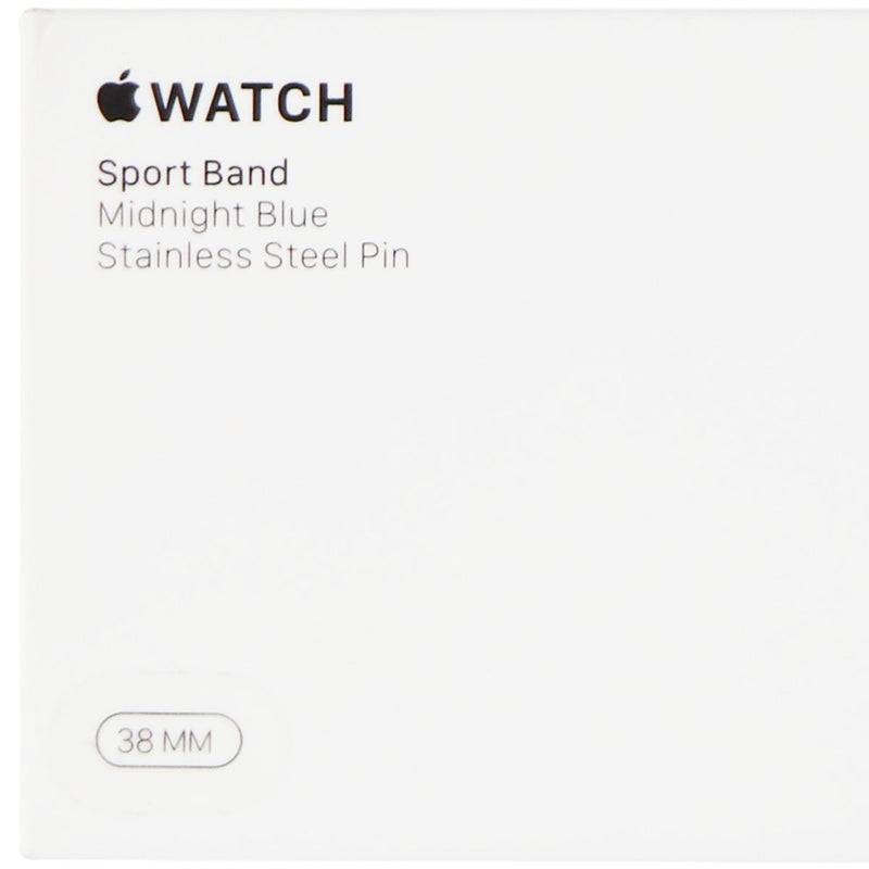 Apple Sport Band (38mm) for Apple Watch Any Series 38/40/41mm - Midnight Blue - Apple - Simple Cell Shop, Free shipping from Maryland!