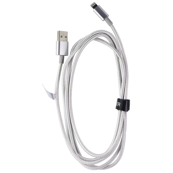 Anker Premium 6-Ft Double-Braided Nylon MFI USB Cable for Apple Devices - Silver - Anker - Simple Cell Shop, Free shipping from Maryland!