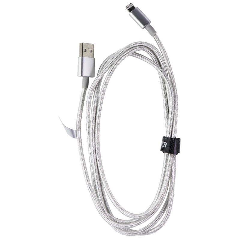 Anker Premium 6-Ft Double-Braided Nylon MFI USB Cable for Apple Devices - Silver - Anker - Simple Cell Shop, Free shipping from Maryland!