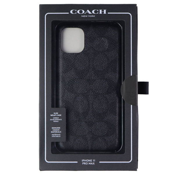 Coach New York Slim Wrap Signature C Case for Apple iPhone 11 Pro Max - Black - Coach - Simple Cell Shop, Free shipping from Maryland!