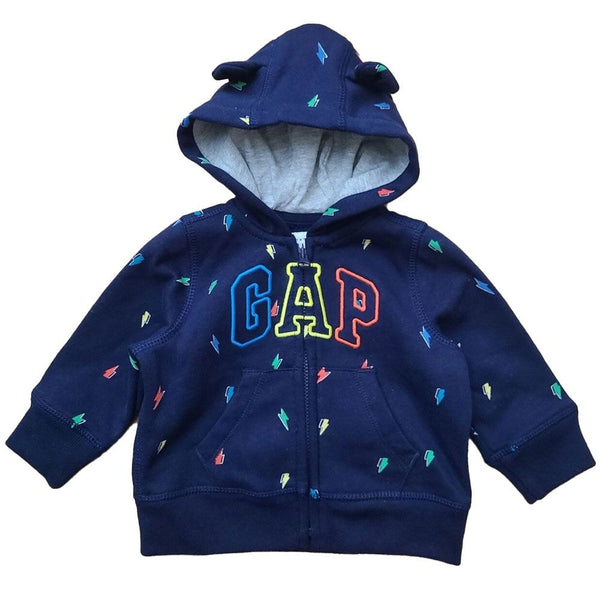 Baby GAP - Zip Sweatshirt & Pants Set - Boys 6-12 Mo - Blue/Lightning Bolts - GAP - Simple Cell Shop, Free shipping from Maryland!