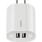 Verizon 24W (5V-4.8A) Dual USB Port Wall Charger Adapter (580245AMNM) - White - Verizon - Simple Cell Shop, Free shipping from Maryland!