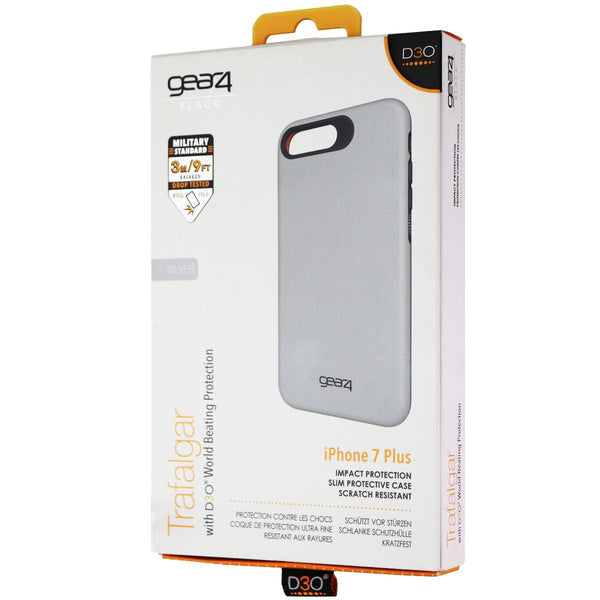 Gear 4 Trafalgar Series Case for Apple iPhone 8 Plus / iPhone 7 Plus - Silver - Gear 4 - Simple Cell Shop, Free shipping from Maryland!