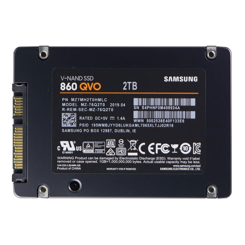 Samsung 860 QVO 2TB Internal SATA Solid State Drive with V-NAND Technology - Samsung - Simple Cell Shop, Free shipping from Maryland!