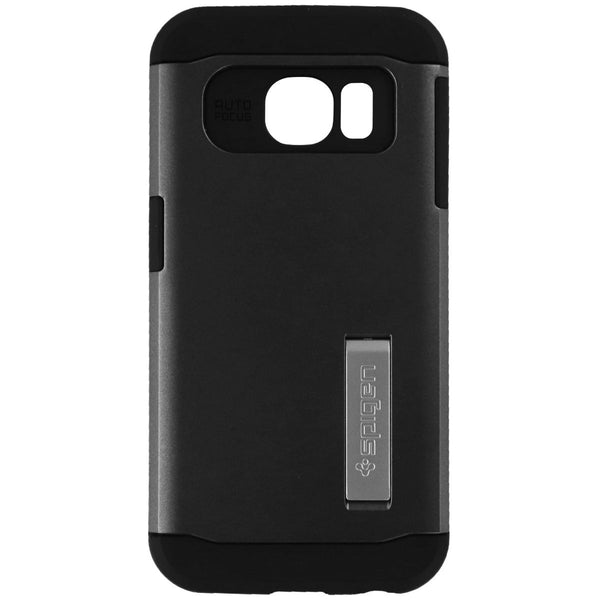 Spigen Slim Armor Case with Kickstand  for Galaxy S6 Edge - (SGP11423) Gray - Spigen - Simple Cell Shop, Free shipping from Maryland!