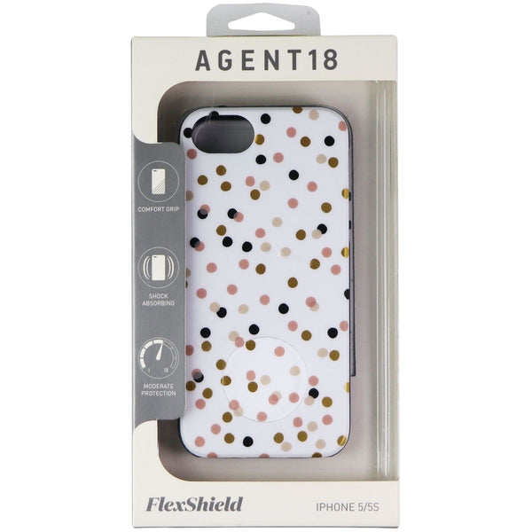 Agent18 Flexshield Premium Case for Apple iPhone 5s / iPhone 5 - Confetti - Agent18 - Simple Cell Shop, Free shipping from Maryland!