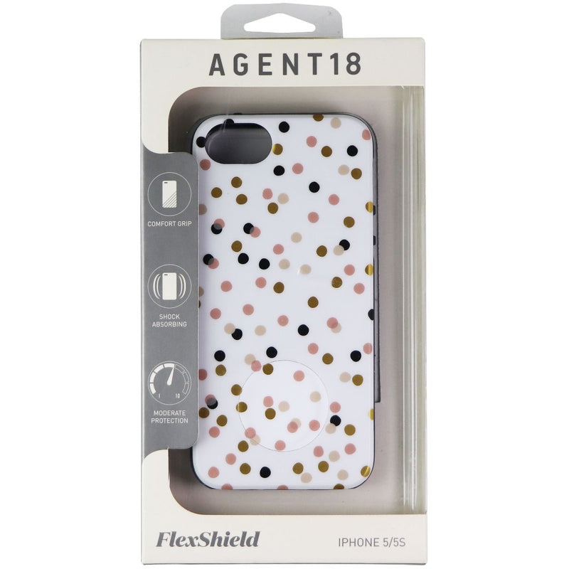Agent18 Flexshield Premium Case for Apple iPhone 5s / iPhone 5 - Confetti - Agent18 - Simple Cell Shop, Free shipping from Maryland!