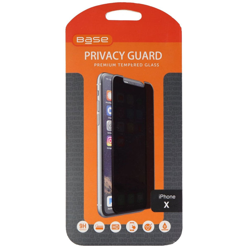 Base Privacy Guard Premium Tempered Glass for Apple iPhone Xs/X - Tinted - Base - Simple Cell Shop, Free shipping from Maryland!