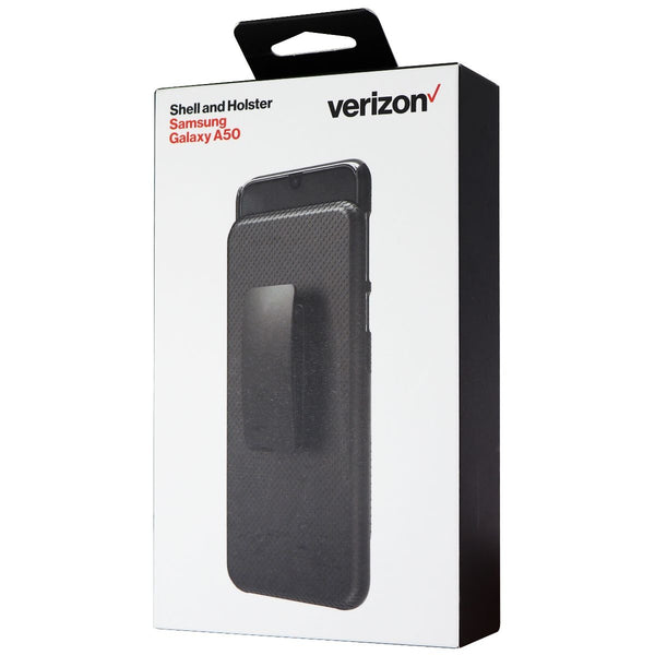Verizon Shell and Holster Combo Case for Samsung Galaxy A50 - Black - Verizon - Simple Cell Shop, Free shipping from Maryland!