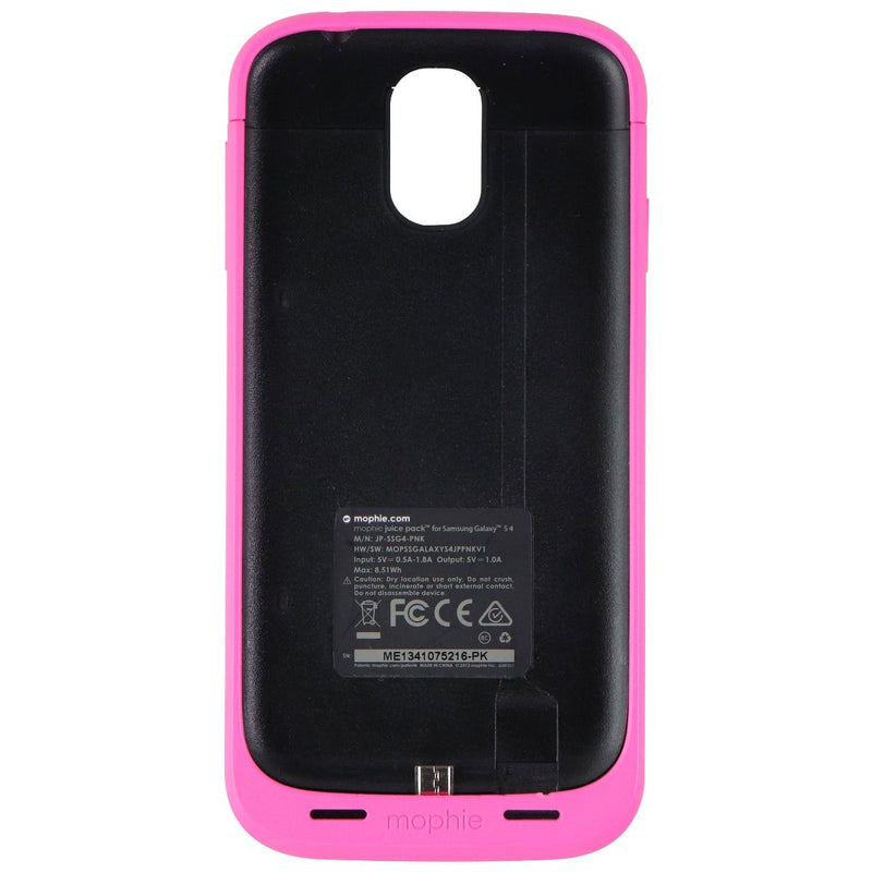 Mophie Juice Pack 2,300mAh Battery Case for Samsung Galaxy S4 - Pink - Mophie - Simple Cell Shop, Free shipping from Maryland!