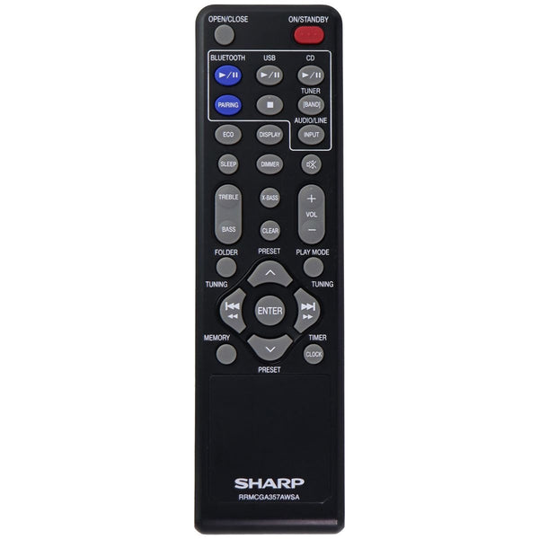 Sharp OEM Remote Control - Black (RRMCGA357AWSA) - SHARP - Simple Cell Shop, Free shipping from Maryland!
