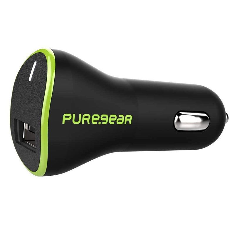 PureGear Extreme Qualcomm QuickCharge 3.0 USB Car Charger Adapter - Black/Green - PureGear - Simple Cell Shop, Free shipping from Maryland!