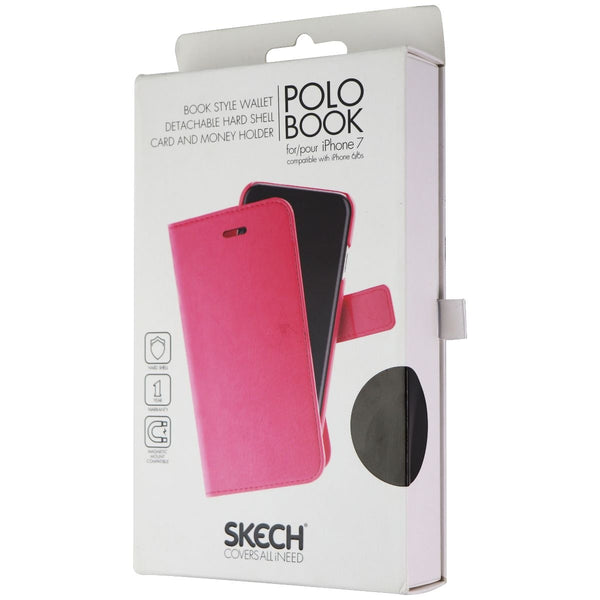 Skech (SK28-PB-PNK) Polo Book Wallet Cover for iPhone 8/7/6 - Pink - Skech - Simple Cell Shop, Free shipping from Maryland!