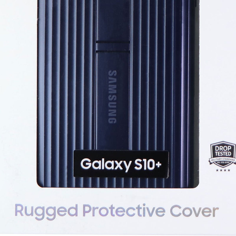 Samsung Rugged Protective Kickstand Cover for Samsung Galaxy (S10+) - Navy