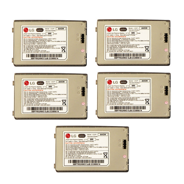 KIT 5x LG 950 mAh Replacement Battery (LGLP-AHGM) for LG Voyager - LG - Simple Cell Shop, Free shipping from Maryland!