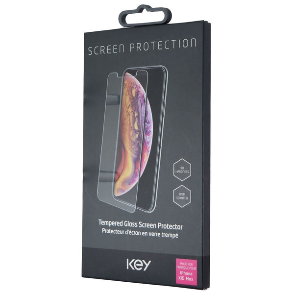 Key Tempered Glass Screen Protector for iPhone Xs Max Smartphones - Clear - Key - Simple Cell Shop, Free shipping from Maryland!