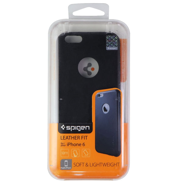 Spigen Leather Fit Case for Apple iPhone 6S / iPhone 6 - Black - Spigen - Simple Cell Shop, Free shipping from Maryland!