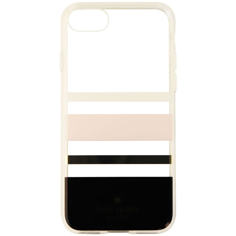 Kate Spade Flexible Hardshell Case for iPhone 8 7 - Pink/Gold/Blk/Clear Stripe - Kate Spade - Simple Cell Shop, Free shipping from Maryland!