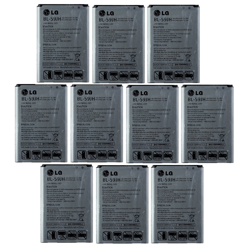 KIT 10x LG BL-59JH 2460mAh Replacement Battery for Optimus F3Q D520 - LG - Simple Cell Shop, Free shipping from Maryland!