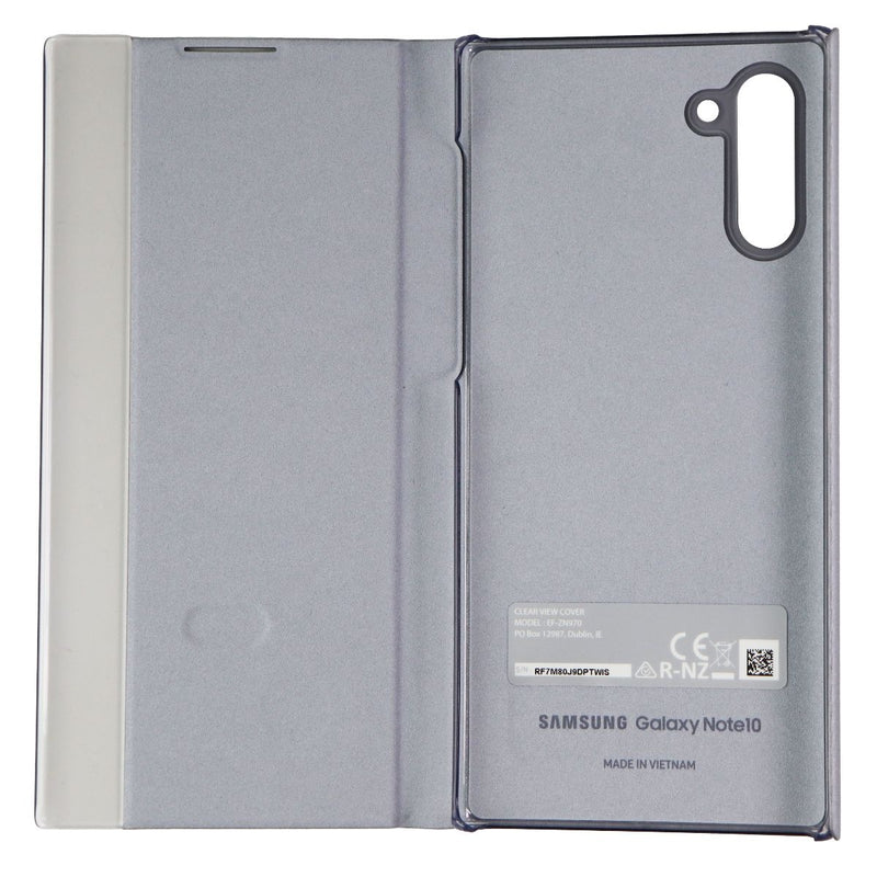 Samsung Flip Cover S-View Case for Note 10 - Silver (EF-ZN970CSEGUS) - Samsung - Simple Cell Shop, Free shipping from Maryland!