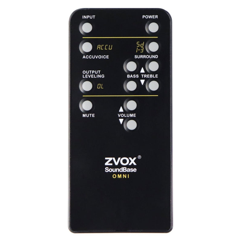 ZVOX SoundBase OMNI OEM Remote Control - Black - ZVOX - Simple Cell Shop, Free shipping from Maryland!