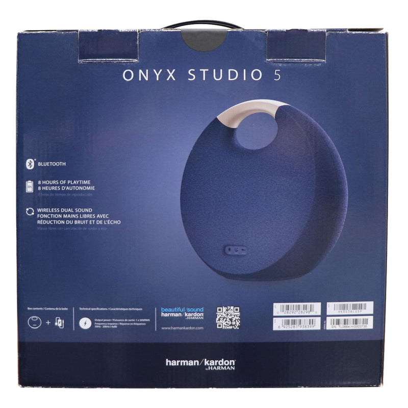 Harman Kardon Onyx Studio 5 Bluetooth Wireless Speaker - Blue (HKOS5BLUSP) - Harman Kardon - Simple Cell Shop, Free shipping from Maryland!