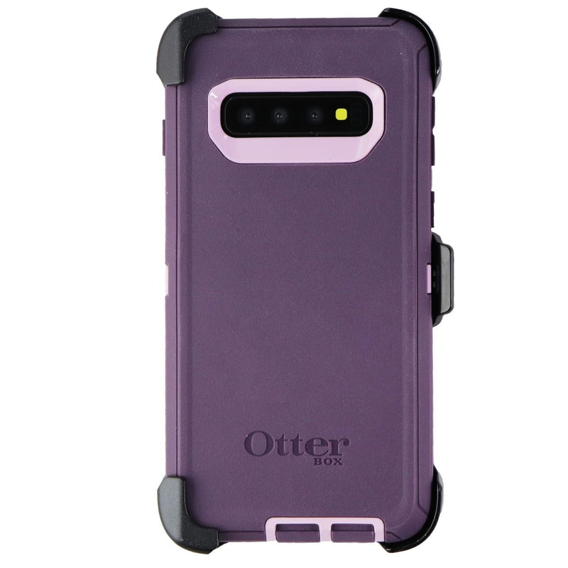 OtterBox Defender Series Case and Holster for Samsung Galaxy S10 - Purple Nebula