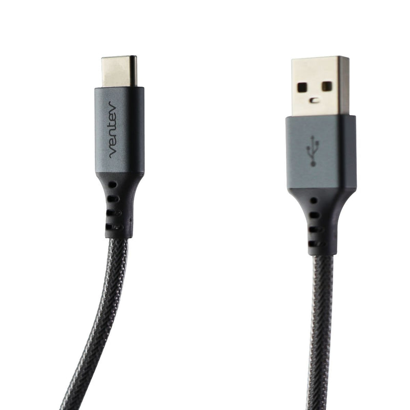 Ventev 4-Foot ChargeSync (USB-C) to USB Braided Alloy Cable - Steel Gray - Ventev - Simple Cell Shop, Free shipping from Maryland!