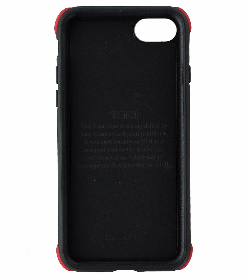 TUMI Protection Hard Shell Case Cover for Apple iPhone 7 - Brushed Gunmetal/Red - Tumi - Simple Cell Shop, Free shipping from Maryland!