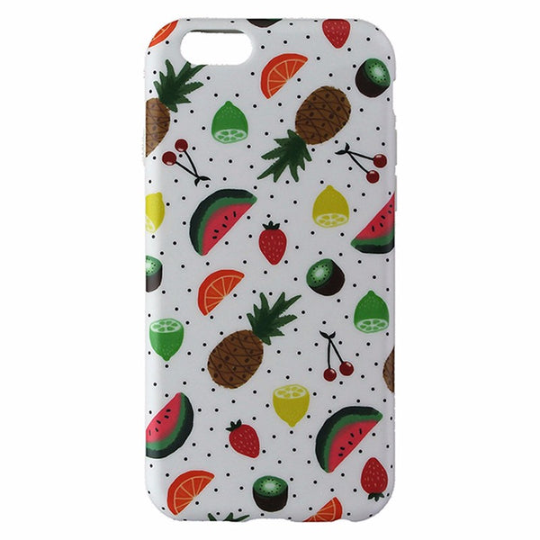 Agent 18 Flexshield Gel Case for iPhone 6 / 6s - White / Black Dots / Fruit - Agent18 - Simple Cell Shop, Free shipping from Maryland!